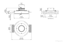 Įkelti vaizdą į galerijos rodinį, Priglaistomas difuzorius ERGOVENT RONDO - 100 mm (su sklende)