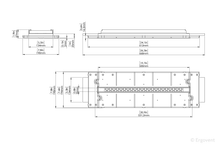 Įkelti vaizdą į galerijos rodinį, Muliažas ERGOVENT LINEO PRO PUZZLE difuzoriui | 1 plyšys x 20mm x 500mm