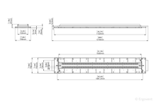 Įkelti vaizdą į galerijos rodinį, Muliažas ERGOVENT LINEO PRO PUZZLE difuzoriui | 2 plyšiai x 20 mm x 1050mm