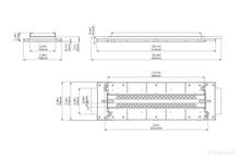 Įkelti vaizdą į galerijos rodinį, Muliažas ERGOVENT LINEO PRO PUZZLE difuzoriui | 2 plyšiai x 20 mm x 500mm