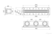 Įkelti vaizdą į galerijos rodinį, Priglaistomas difuzorius ERGOVENT LINEO PRO CONDI | 150 mm jungtys / 3 plyšiai × 1000 mm × 20 mm / termoizoliuota