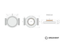 Įkelti vaizdą į galerijos rodinį, Ventilatsiooniplafoon ERGOVENT RONDO - 160 mm