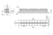 Įkelti vaizdą į galerijos rodinį, Priglaistomas linijinis difuzorius ERGOVENT LINEO PRO-1050/90 PUZZLE
