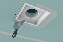 Įkelti vaizdą į galerijos rodinį, Priglaistomas difuzorius ERGOVENT KVADRO - 100 mm (su sklende)
